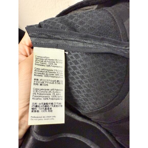 3.1 Phillip Lim Ric Rac Crepe Satin Tank Top & Mini Skirt Set Black Women's 0/00 - Picture 6 of 8